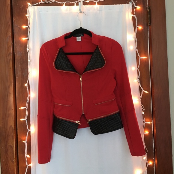 Red and Black Jacket