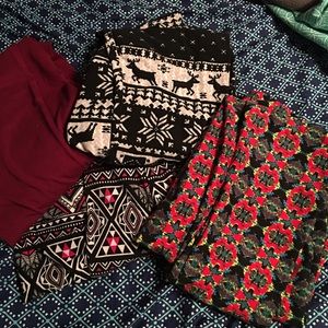 Lot lularoe Os, cheapies sz med legging lot