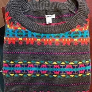 Gray old navy sweater