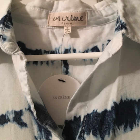 En creme tye dye tunic dress - Picture 4 of 4