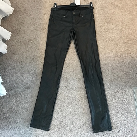 Guess Black "leather" pant