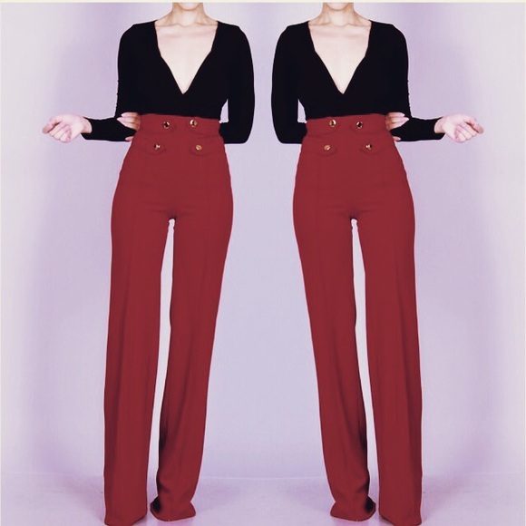 🌺🌺🌺Raspberry High Waist Pant🌺🌺🌺