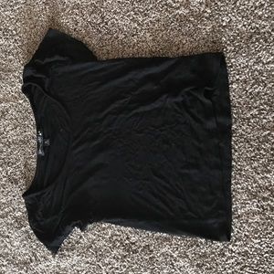 Black crop top