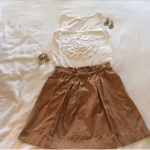 J Crew Camel Skirt