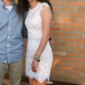 Beautiful Cream Lace Dress