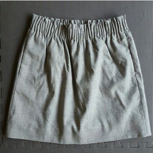 J Crew Factory wool sidewalk skirt in grey