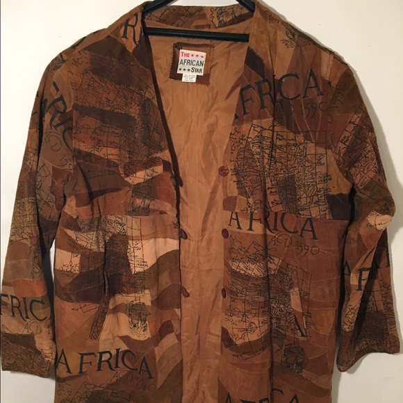 Suede jacket, leather coat, patchwork,vintage