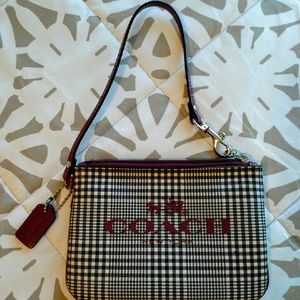 Coach Wristlet Peyton Glenn Check Plaid Wristlet
