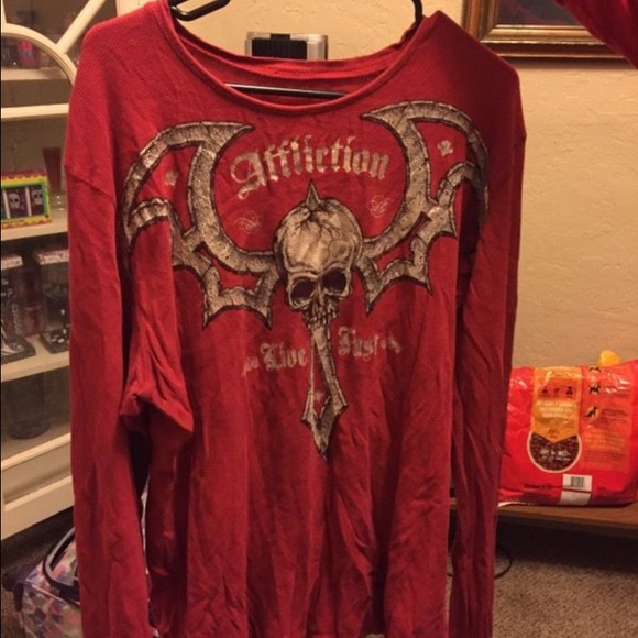 MENS XL AFFLICTION THERMAL
