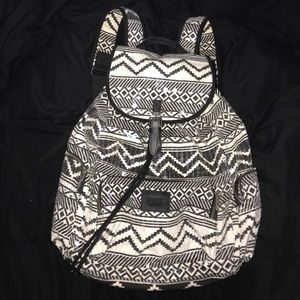 Tribal print, sequin PINK backpack