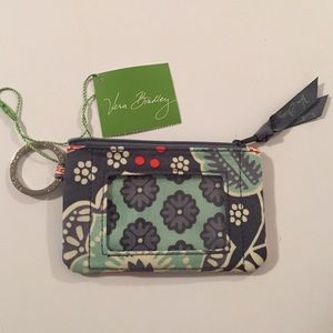 Vera Bradley Zip ID Case. Nomadic Floral Print.
