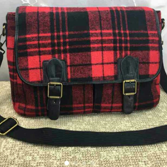 Plaid Aldo messenger bag
