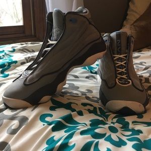 Gray Jordan's, size 8