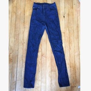 CHEAP MONDAY SecondSkin High Waisted Skinny Jeans