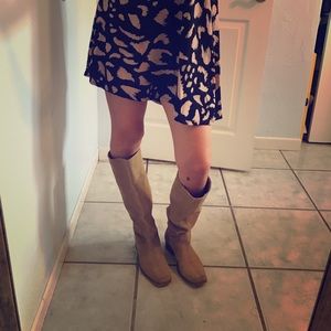 Seychelles Weekender tan knee-length boots