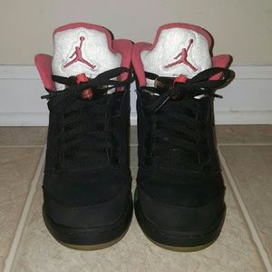 Air Jordan Retro 5 Pink and Black