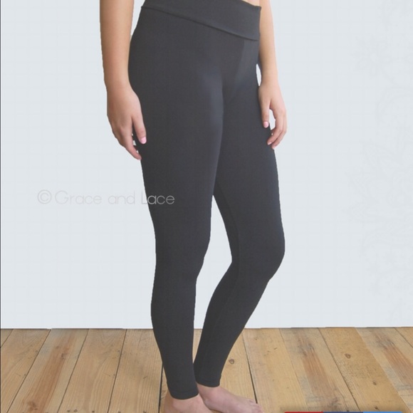 Grace & Lace Leggings L/XL Black
