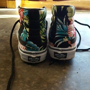 Vans Flower Print Shoes
