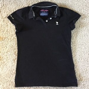 U.S. POLO ASSN. BLACK POLO M