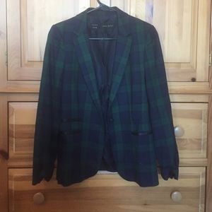 Zara plaid blazer