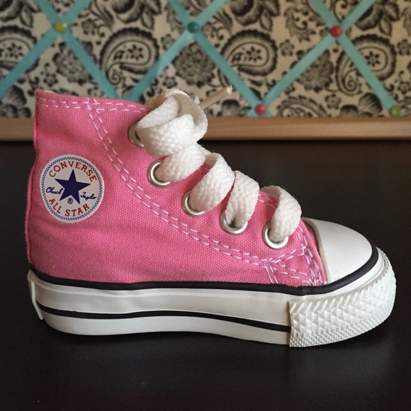 Pink Hi-top Converse