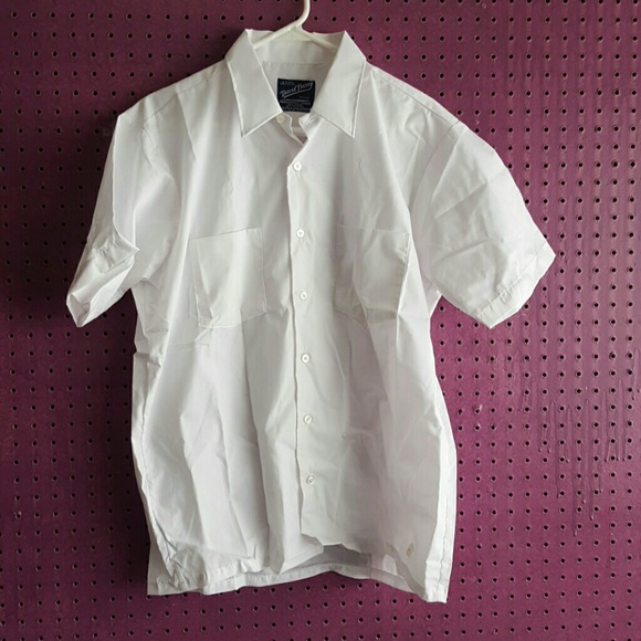 David Barry Short Sleeve Permanent Press Shirt