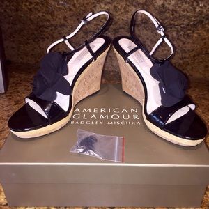 American Glamour by Badgley Mischka - Black Wedges