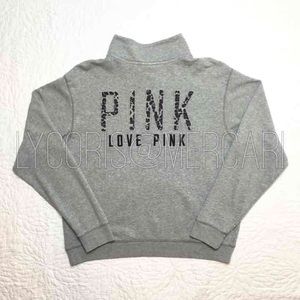 FLASH SALE Victoria Secret PINK cheetah half zip