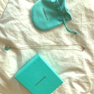 Tiffany & Co. double heart Necklace (16in)