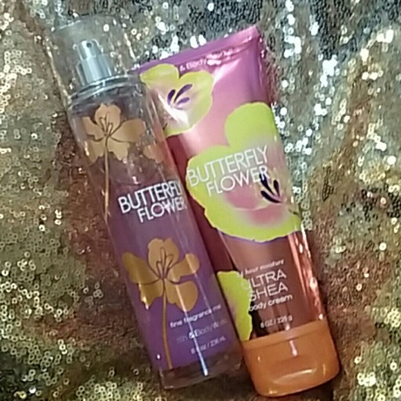 Butterfly flower BB&W body spray and body Cream