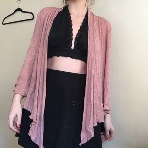 Comfy pink cardigan