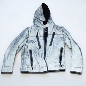 Stone Island Mens Liquid Reflective Jacket