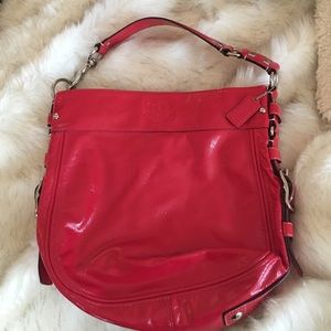 Red Coach bag