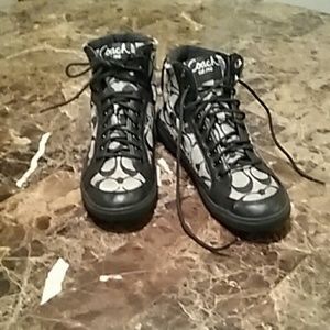 Coach black Hightower sneakers