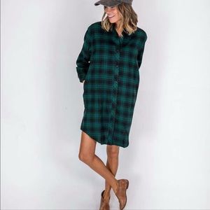 Plaid pinetop tunic