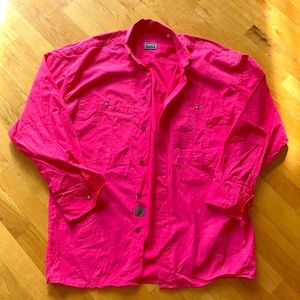Men's Hot Pink Versace Shirt