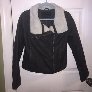 Faux leather jacket