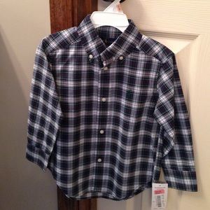 2T plaid Ralph Lauren plaid button down
