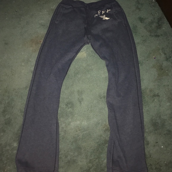 Navy Abercrombie & Fitch sweat pants