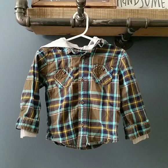 Hooded flannel