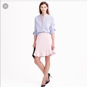 J. Crew Pale Pink Trumpet Skirt | sz 2 | NWT