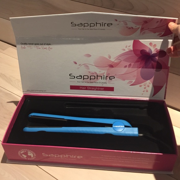 BRAND NEW sapphire hair straightener!!!!