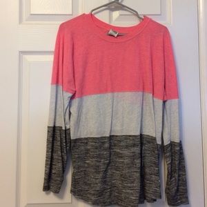 Pink long sleeve shirt