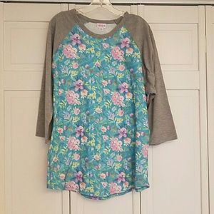Lularoe Randy Tee - 3XL GORGEOUS PRINT!!!