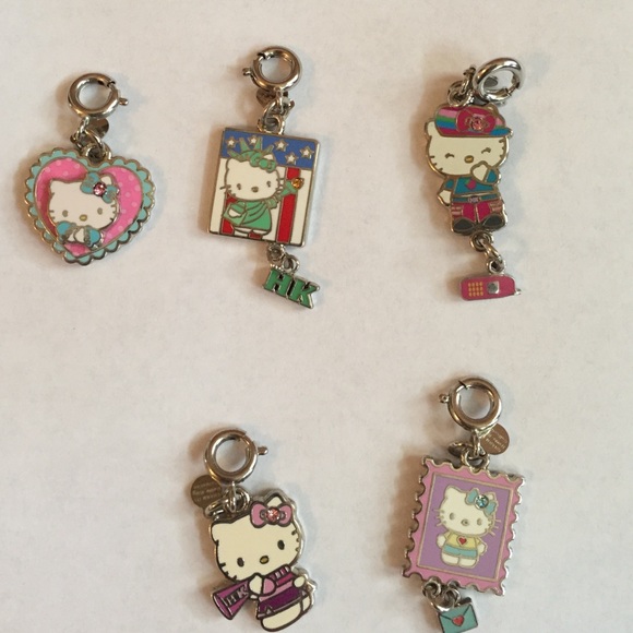 NWOT Hello Kitty Charms