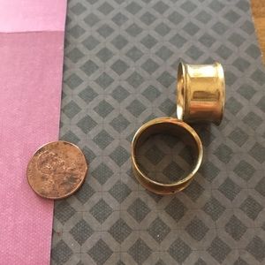 3/4 plugs/ ear gauges