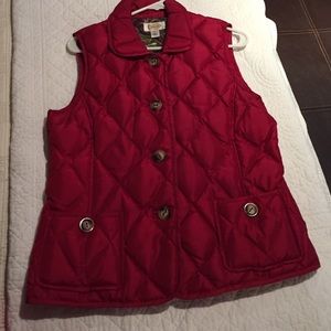 Beautiful Red Quilted Vest