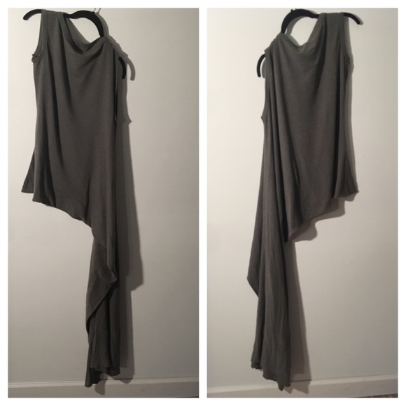 ✖️SOLD✖️Rick Owens Lilies Side Drape Maxi Dress 40 - Picture 2 of 6