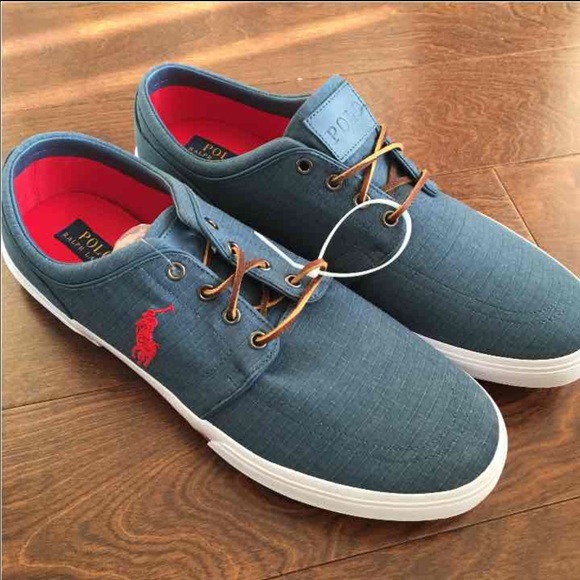 Polo talph Lauren men's sneakers Sz 16 - Picture 2 of 4