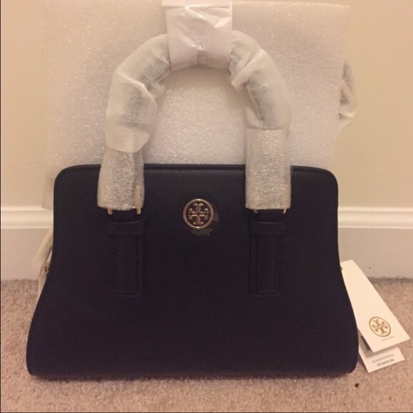 NWT Tory Burch mini robinson curved satchel
